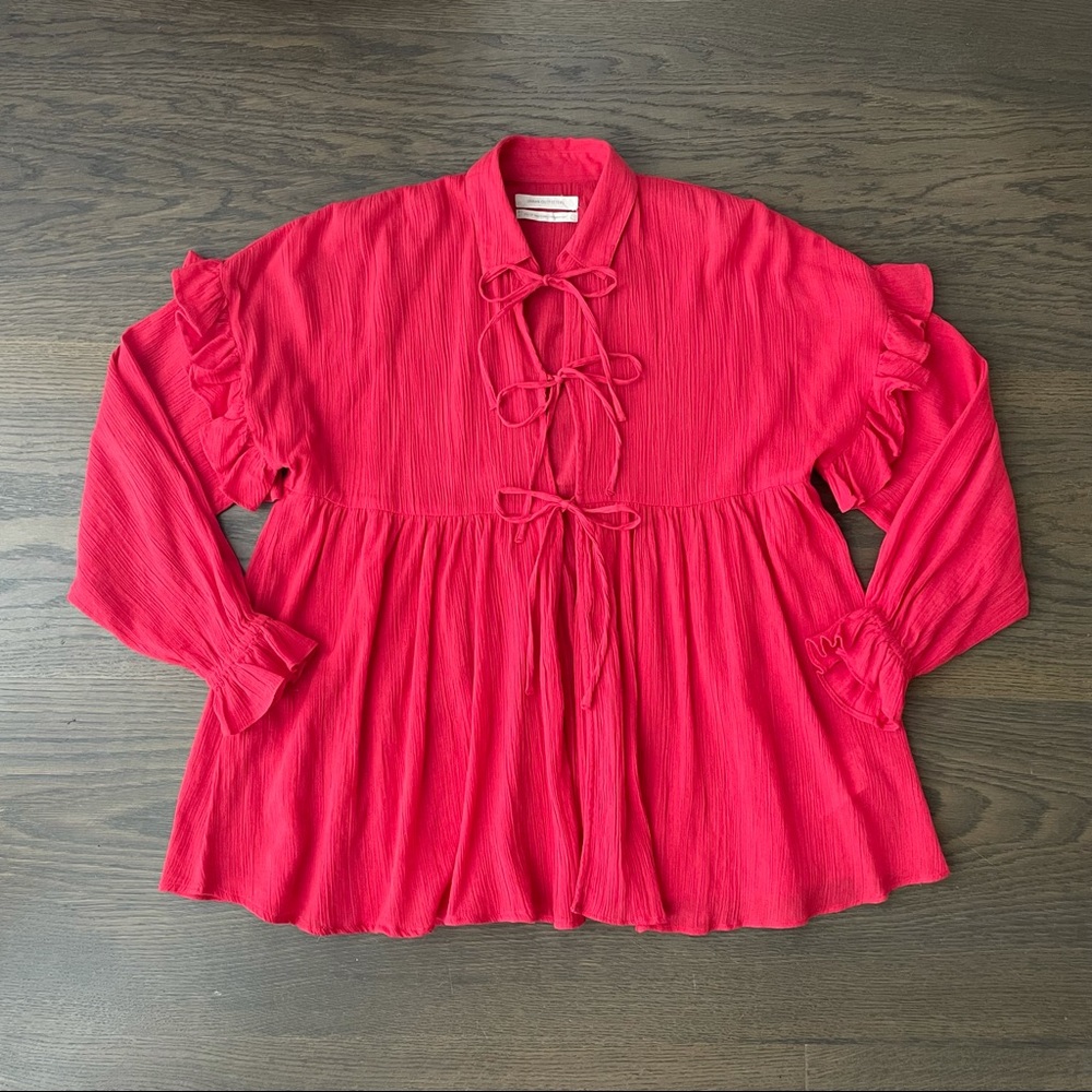 Urban Outfitters Long Sleeve Peasant Top